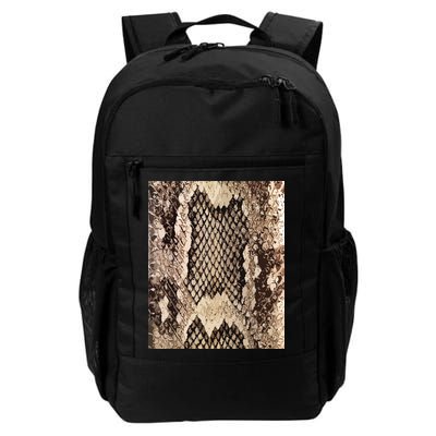 Snakeskin Print Snake Reptile Animal Rattlesnake Backpack