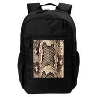 Snakeskin Print Snake Reptile Animal Rattlesnake Backpack