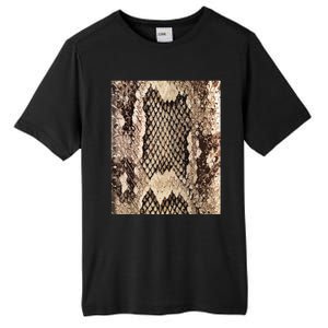 Snakeskin Print Snake Reptile Animal Rattlesnake Tall Fusion ChromaSoft Performance T-Shirt