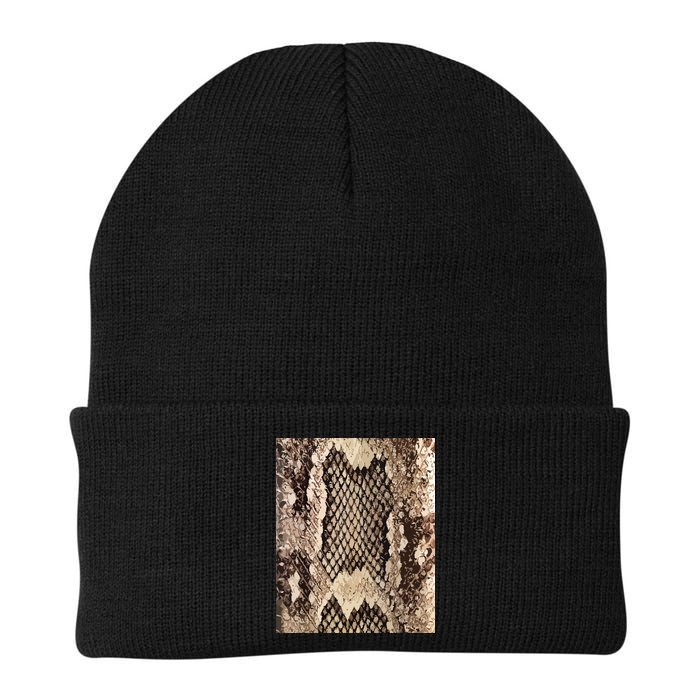 Snakeskin Print Snake Reptile Animal Rattlesnake Beanie