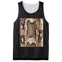 Snakeskin Print Snake Reptile Animal Rattlesnake Mesh Reversible Basketball Jersey Tank