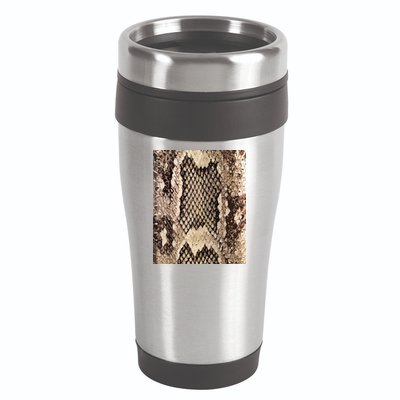 Snakeskin Print Snake Reptile Animal Rattlesnake 16oz Travel Tumbler