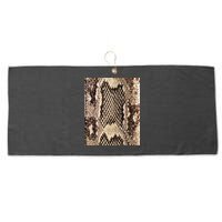 Snakeskin Print Snake Reptile Animal Rattlesnake Large Microfiber Waffle Golf Towel