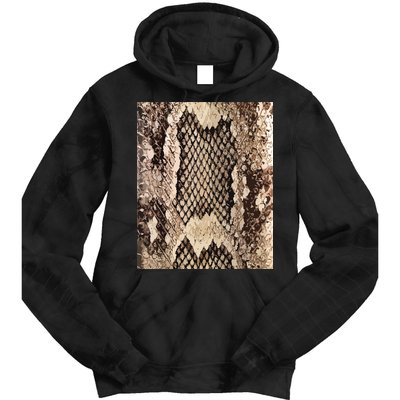 Snakeskin Print Snake Reptile Animal Rattlesnake Tie Dye Hoodie