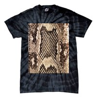 Snakeskin Print Snake Reptile Animal Rattlesnake Tie-Dye T-Shirt