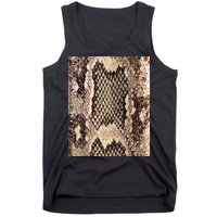 Snakeskin Print Snake Reptile Animal Rattlesnake Tank Top