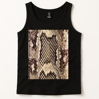 Snakeskin Print Snake Reptile Animal Rattlesnake Tank Top