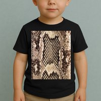 Snakeskin Print Snake Reptile Animal Rattlesnake Toddler T-Shirt