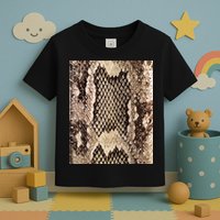 Snakeskin Print Snake Reptile Animal Rattlesnake Toddler T-Shirt