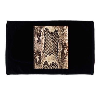Snakeskin Print Snake Reptile Animal Rattlesnake Microfiber Hand Towel