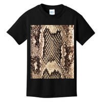 Snakeskin Print Snake Reptile Animal Rattlesnake Kids T-Shirt