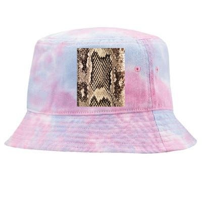 Snakeskin Print Snake Reptile Animal Rattlesnake Tie-Dyed Bucket Hat