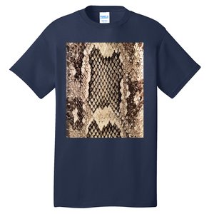 Snakeskin Print Snake Reptile Animal Rattlesnake Tall T-Shirt