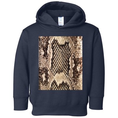 Snakeskin Print Snake Reptile Animal Rattlesnake Toddler Hoodie