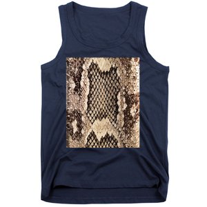 Snakeskin Print Snake Reptile Animal Rattlesnake Tank Top