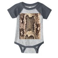 Snakeskin Print Snake Reptile Animal Rattlesnake Infant Baby Jersey Bodysuit