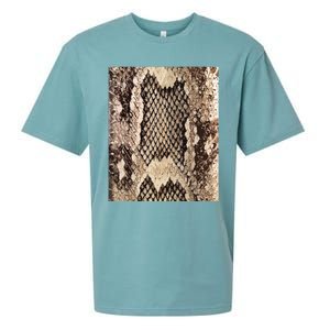 Snakeskin Print Snake Reptile Animal Rattlesnake Sueded Cloud Jersey T-Shirt