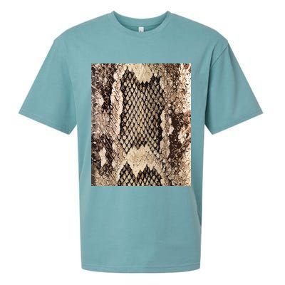 Snakeskin Print Snake Reptile Animal Rattlesnake Sueded Cloud Jersey T-Shirt
