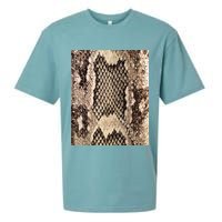 Snakeskin Print Snake Reptile Animal Rattlesnake Sueded Cloud Jersey T-Shirt