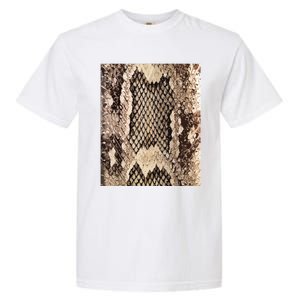 Snakeskin Print Snake Reptile Animal Rattlesnake Garment-Dyed Heavyweight T-Shirt