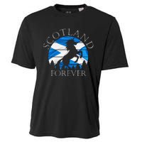 Scottish Pride Scotland Unicorn Scotland Flag Saltire Cooling Performance Crew T-Shirt