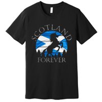 Scottish Pride Scotland Unicorn Scotland Flag Saltire Premium T-Shirt