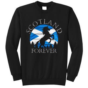 Scottish Pride Scotland Unicorn Scotland Flag Saltire Tall Sweatshirt