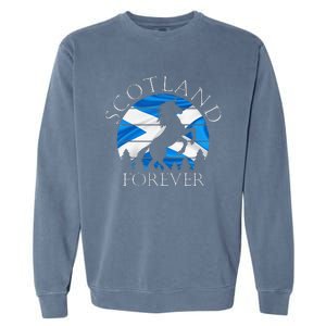 Scottish Pride Scotland Unicorn Scotland Flag Saltire Garment-Dyed Sweatshirt