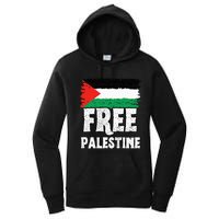 Support Palestine Show Solidarity with a Free Flag Women's Pullover Hoodie