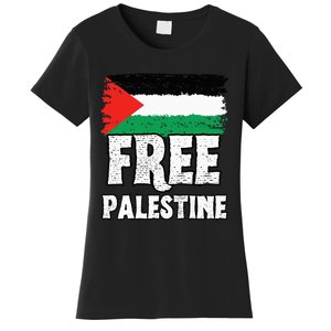 Support Palestine Show Solidarity with a Free Flag Women's T-Shirt