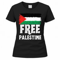 Support Palestine Show Solidarity with a Free Flag Women's T-Shirt