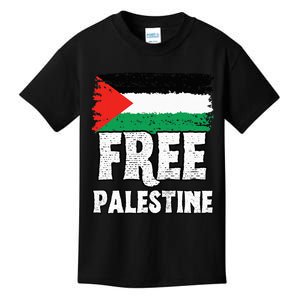 Support Palestine Show Solidarity with a Free Flag Kids T-Shirt