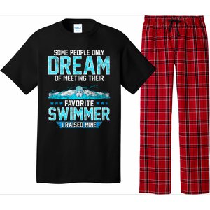 Swimming Parent Swimmer Mom Dad My Favorite Swim Meet Gift Pajama Set