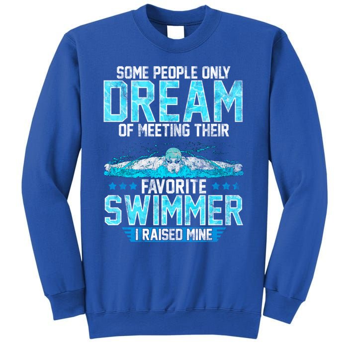 Swimming Parent Swimmer Mom Dad My Favorite Swim Meet Gift Sweatshirt