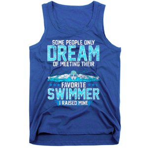 Swimming Parent Swimmer Mom Dad My Favorite Swim Meet Gift Tank Top