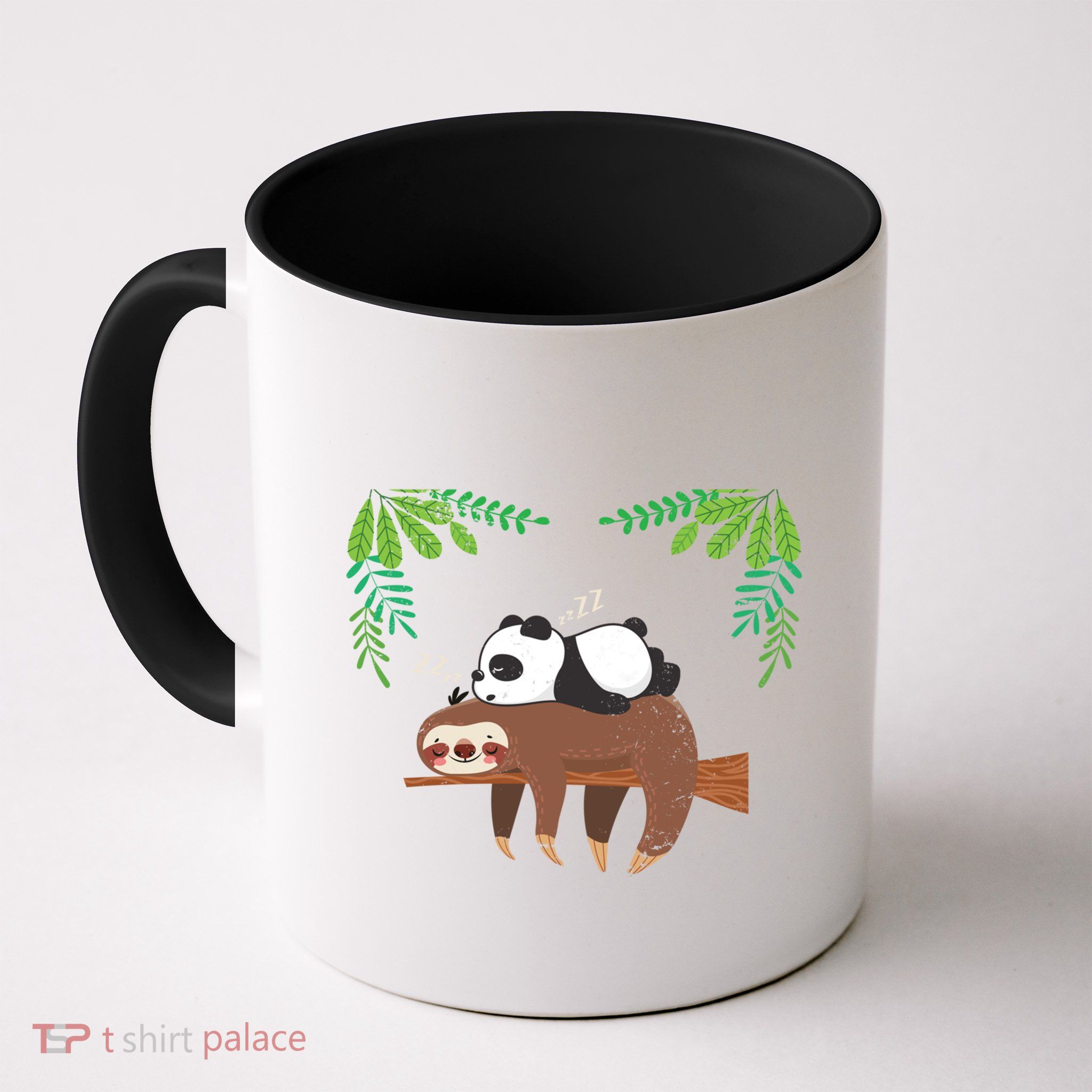 Sleeping Panda Sloth Gift Mug