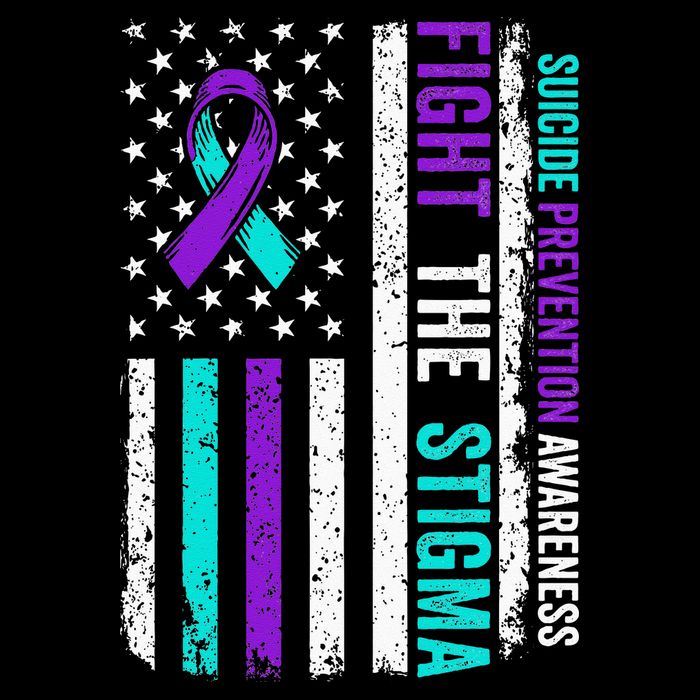 Suicide Prevention Support Fight Stigma Suicide Awareness Cooling Performance Crew T-Shirt