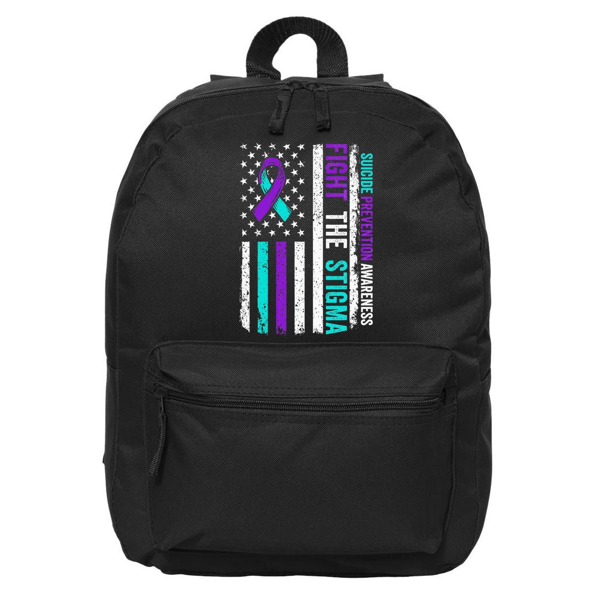 Suicide Prevention Support Fight Stigma Suicide Awareness 16 in Basic Backpack