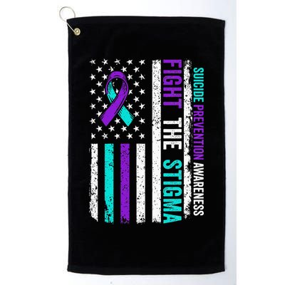 Suicide Prevention Support Fight Stigma Suicide Awareness Golf Towel