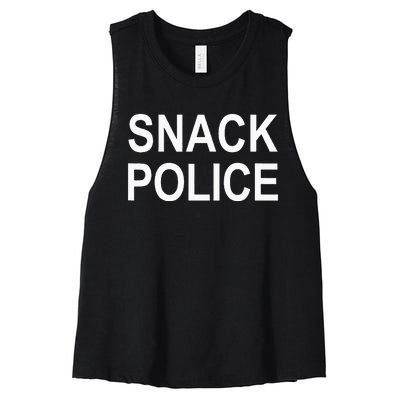 Snack Police Women's Racerback Cropped Tank