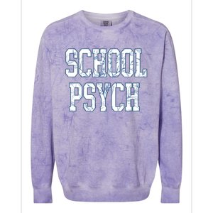 School Psychologist Colorblast Crewneck Sweatshirt