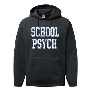 School Psychologist Performance Fleece Hoodie