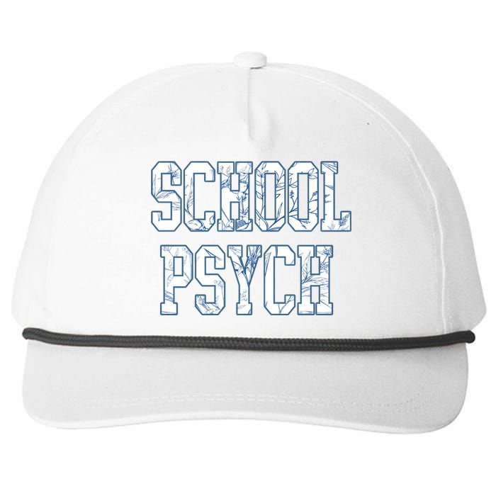 School Psychologist Snapback Five-Panel Rope Hat