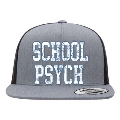 School Psychologist Flat Bill Trucker Hat