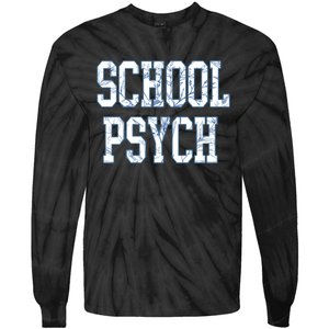 School Psychologist Tie-Dye Long Sleeve Shirt