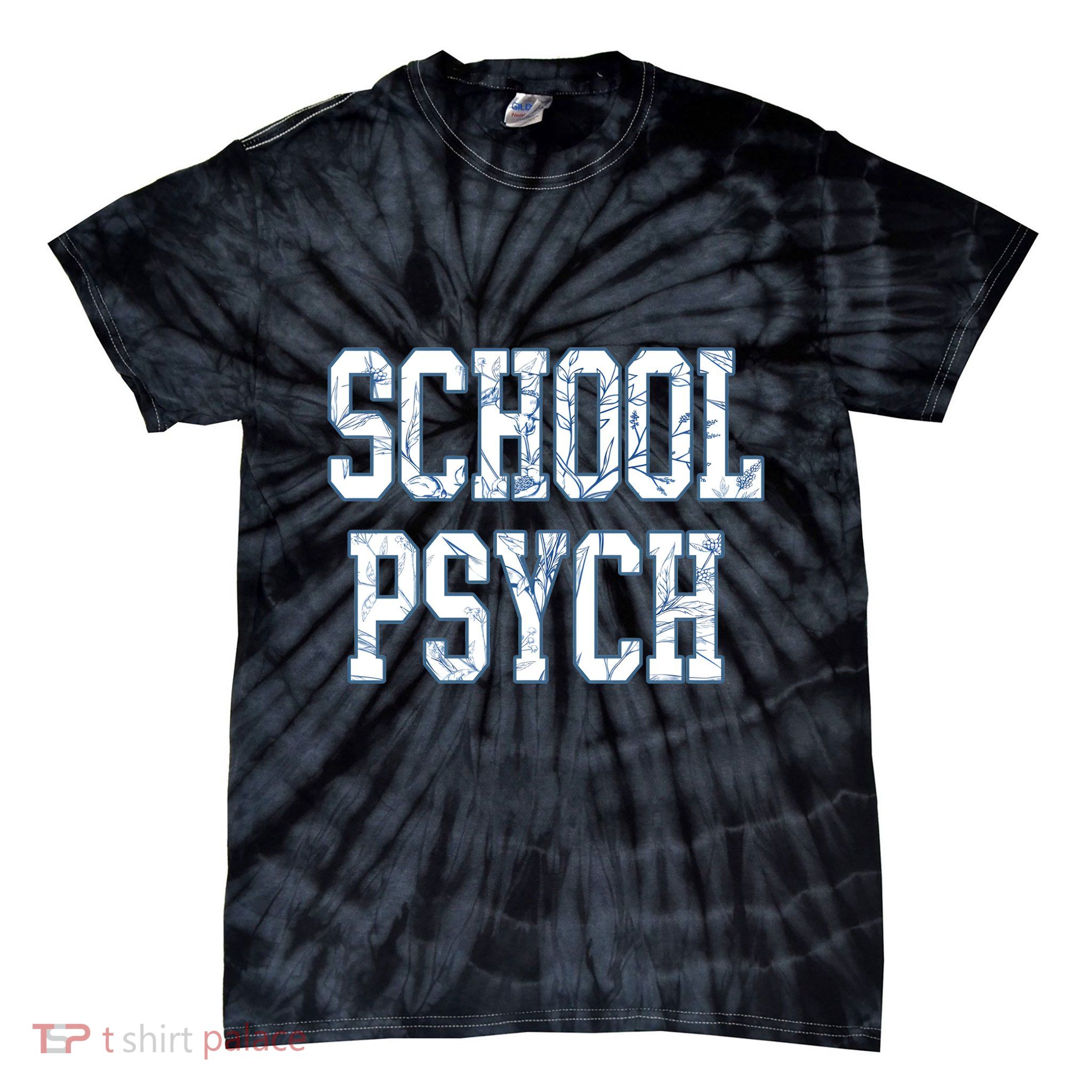 School Psychologist Tie-Dye T-Shirt