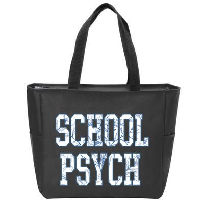 School Psychologist Zip Tote Bag