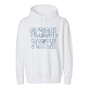 School Psychologist Garment-Dyed Fleece Hoodie