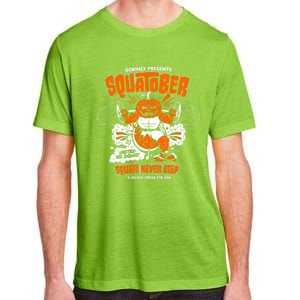 Sorinex Presents Squatober Squats Never Stop Adult ChromaSoft Performance T-Shirt