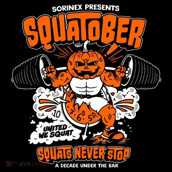 Sorinex Presents Squatober Squats Never Stop Button